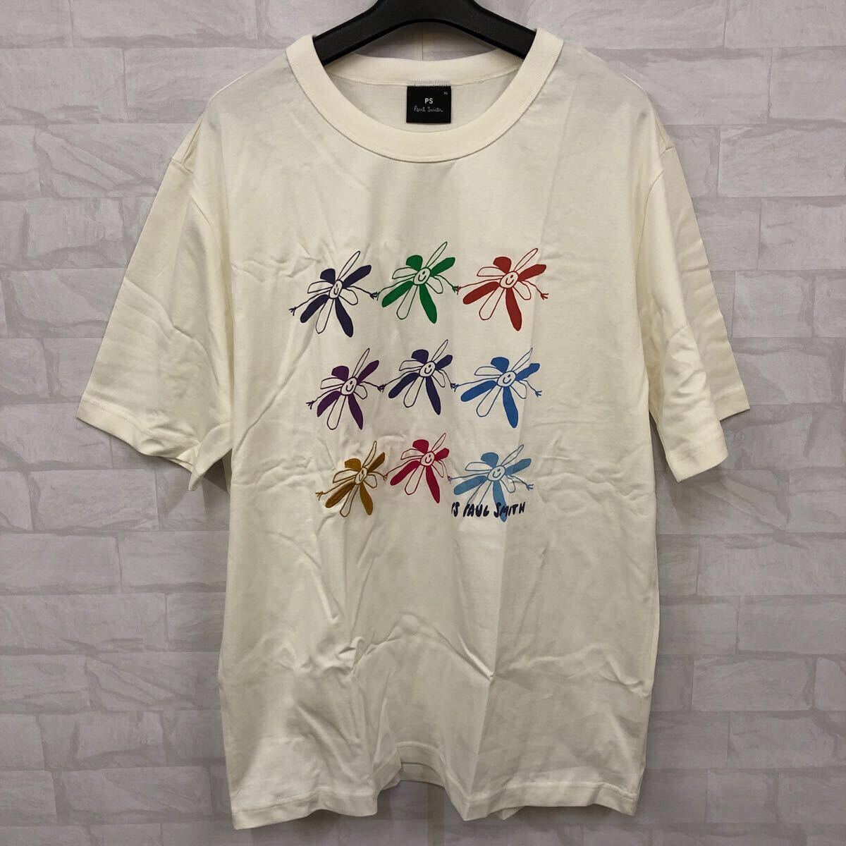 即決 新品 未使用 PS Paul Smith フラワー 半袖Tシャツ XL