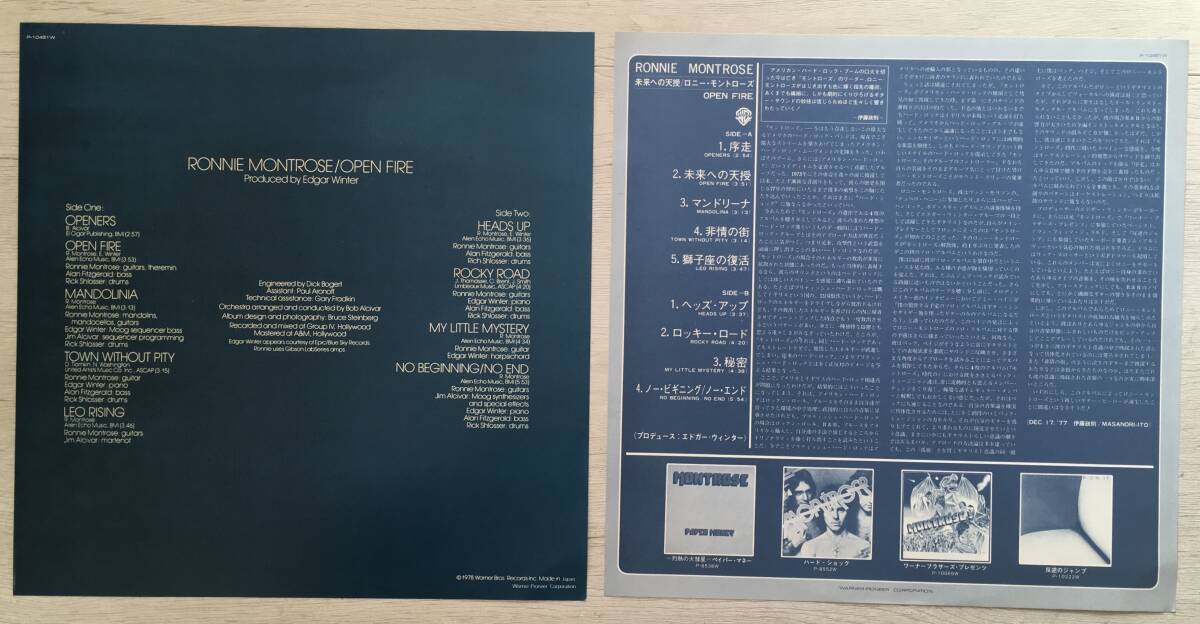 PROMO RONNIE MONTROSE OPEN FIRE