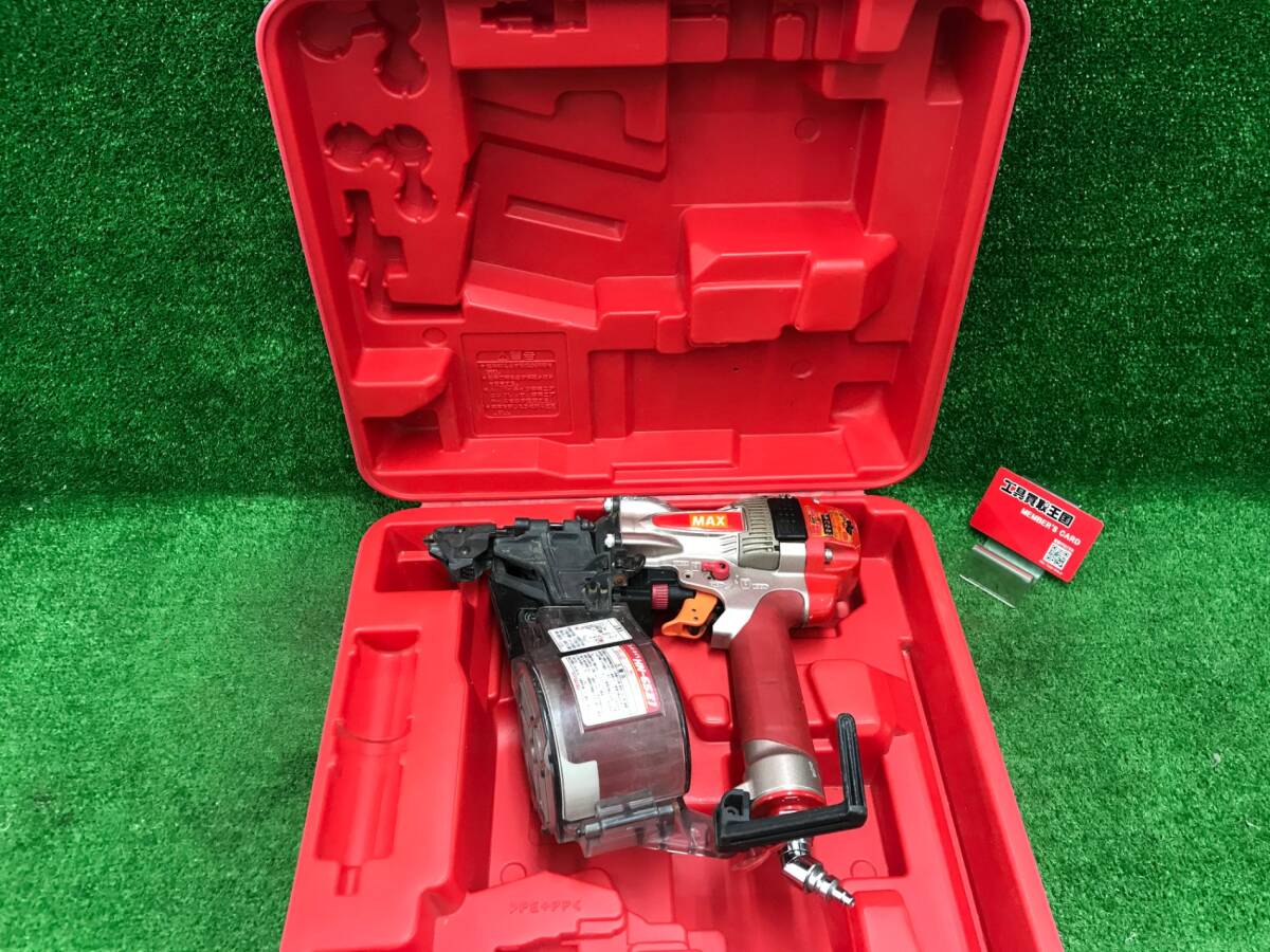 【中古品】★MAX(マックス) 65㎜スーパーネイラ 高圧釘打機 HN-65Z1　/ITWNJVB0EVI4