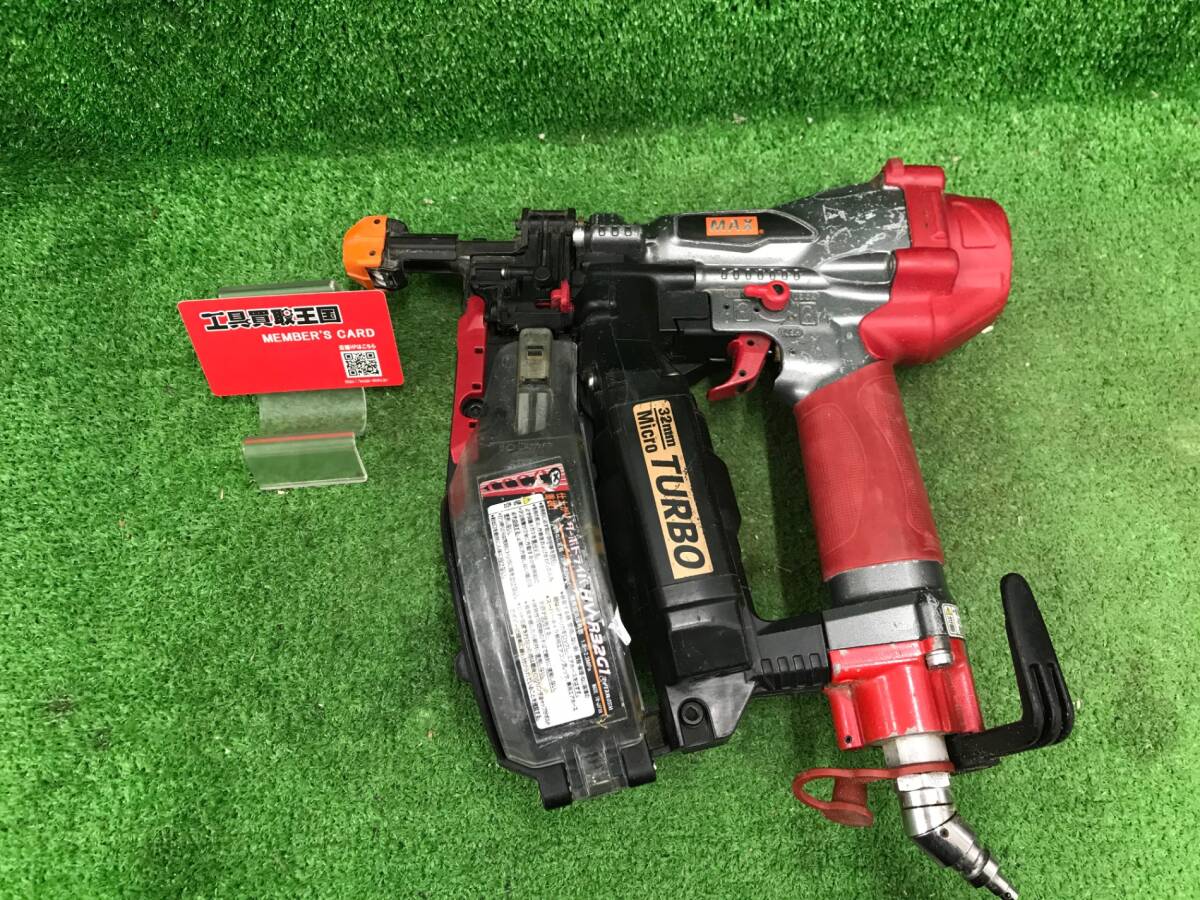 中古品】☆MAX(マックス) 32㎜高圧接続ターボドライバ HV-R32G1 中古品】☆MAX(マックス) 32㎜高圧接続ターボドライバ HV-R32G1