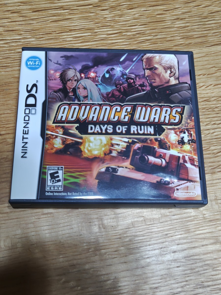 ニンテンドーDS ADVANCE WARS DAYS OF RUINソフト。英語版。
