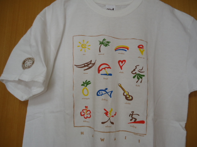 ハワイ　ISLAND HERITAGE　Aloha Sprit　アロハスプリット　Ｔシャツ　白色　ＸＬ