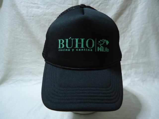 ハワイ　B'UHO　Hi Life　コラボ　メッシュ　帽子　黒色　美品