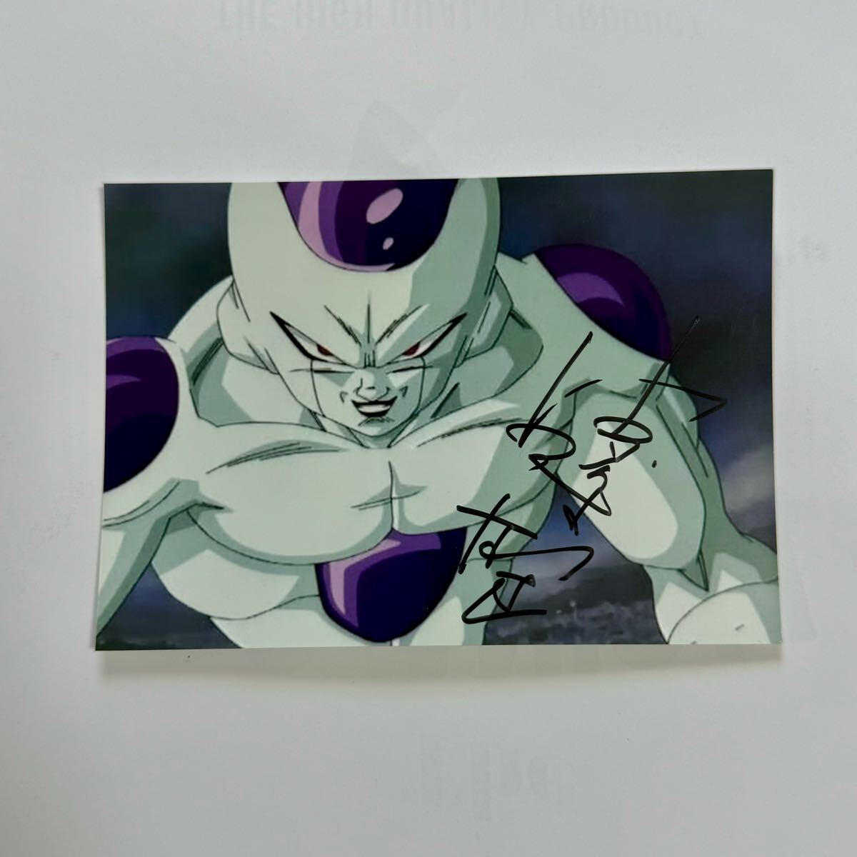 ドラゴンボール フリーザ 声優 中尾隆聖 直筆サイン 証拠有 ドラゴンボール フリーザ 声優 中尾隆聖 直筆サイン 証拠有
