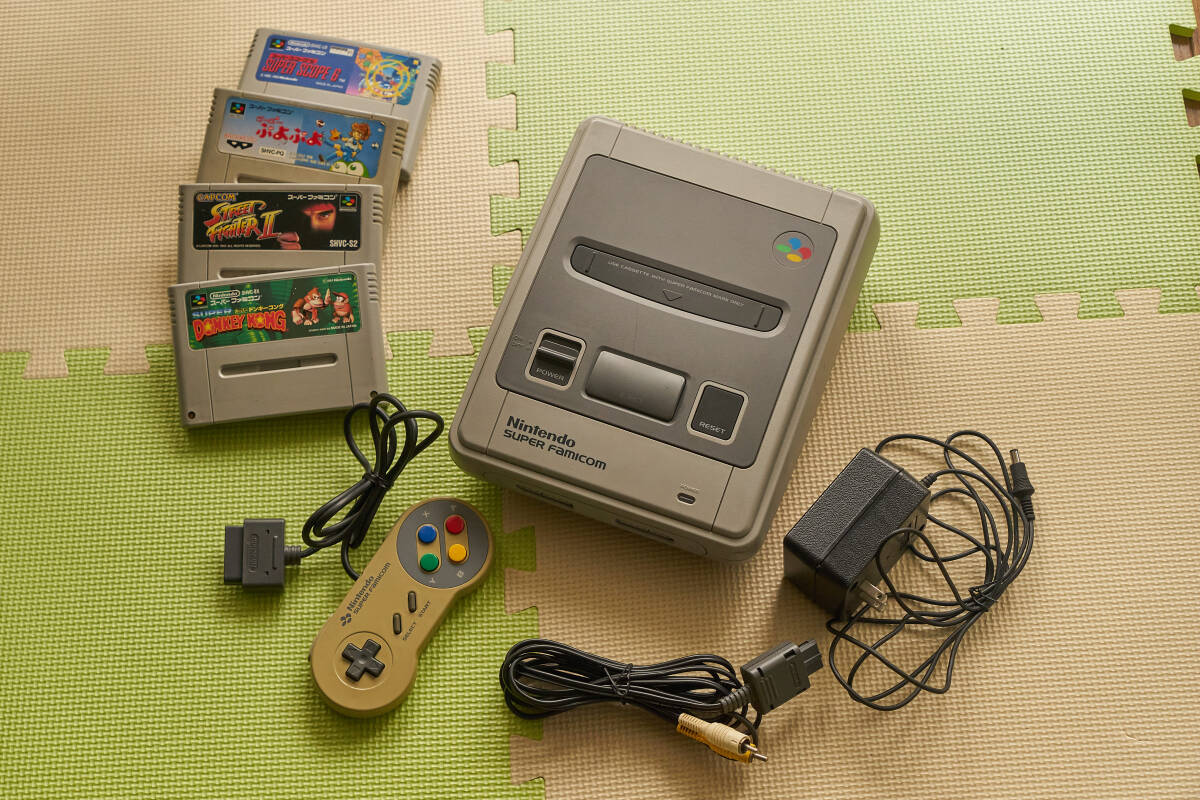 任天堂NINTENDOニンテンドスーパーファミコンセット#８★中古メンテナンス動作品★