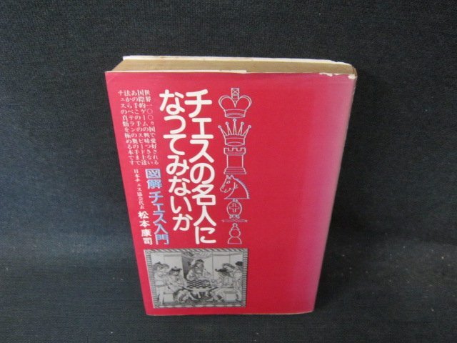 チェスの名人になってみないか　図解チェス入門　松本康司　カバー破れ有/FCJ