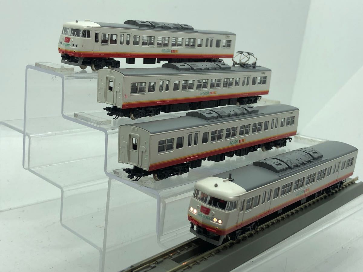 動作確認済 Nゲージ KATO カトー 10-329 JR 117系 直流近郊形電車 SUN LINER サンライナー 4両 鉄道模型 1円〜