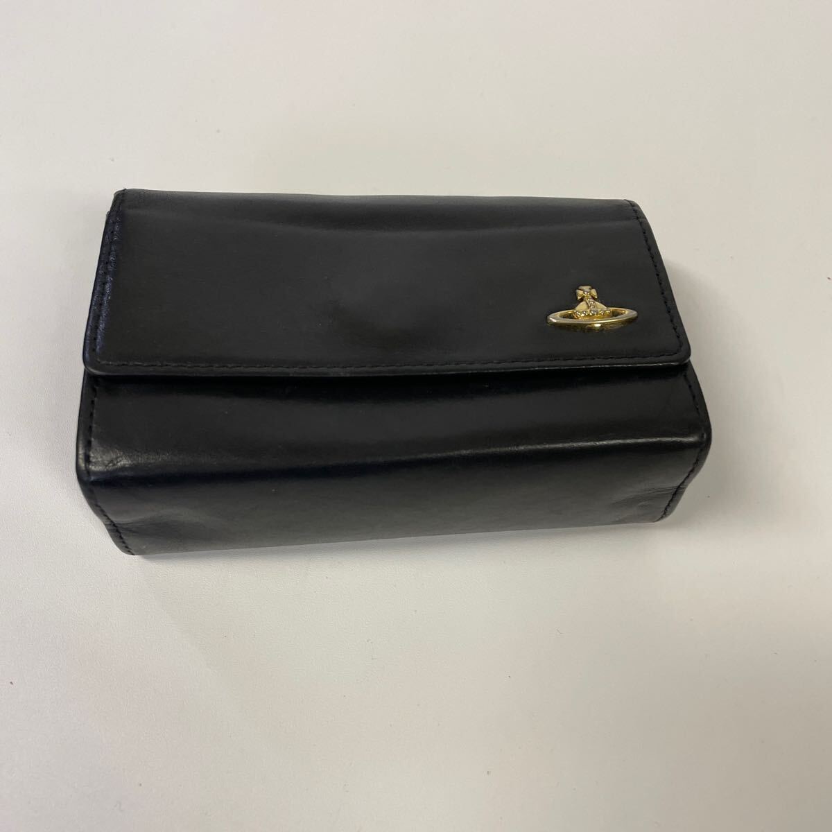 E 0112 010 ヴィヴィアンウエストウッド Vivienne Westwood 小物入れ シガーケース マルチケース ブラック