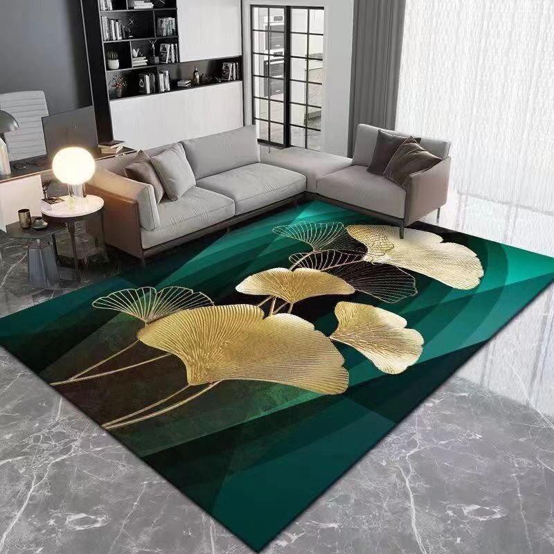 木の葉模様のカーペット 家庭用カーペット 寝室 カーペット 140cm×200cm