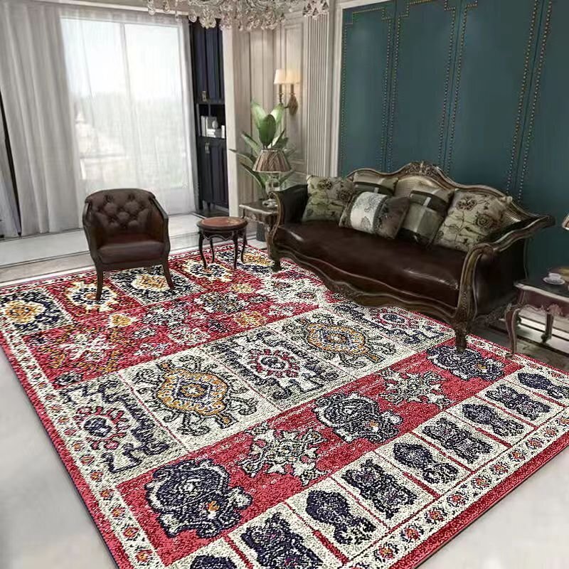 レトロ アメリカ式家庭用カーペット寝室 豪華 カーペット 滑り止め付 160cm×230cm