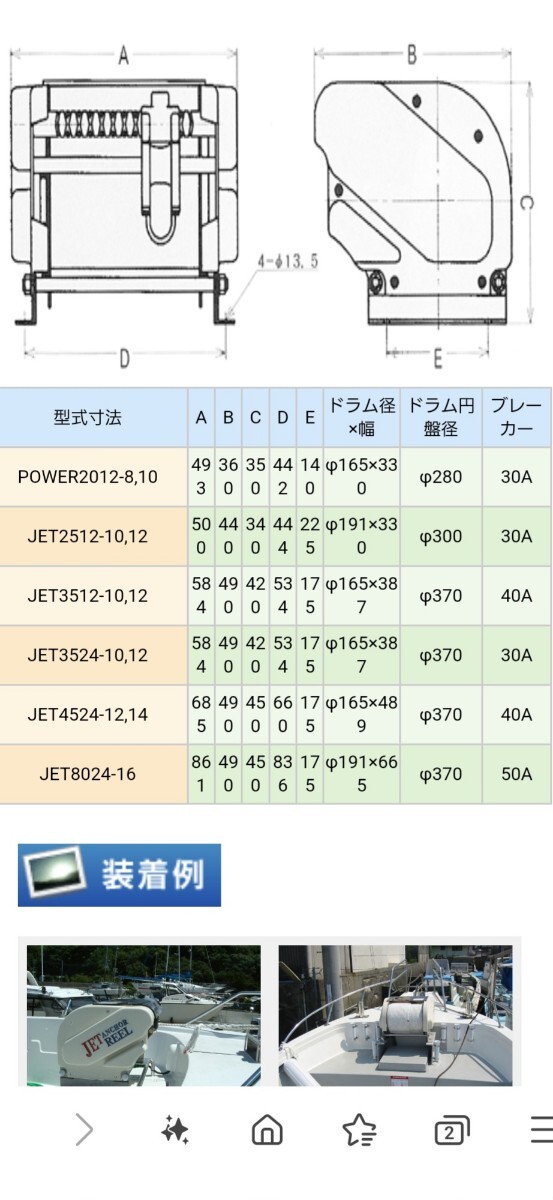 125000円 【中古品】ニッコー機材ジェットアンカーリール4524-14 125000円 【中古品】ニッコー機材ジェットアンカーリール4524-14