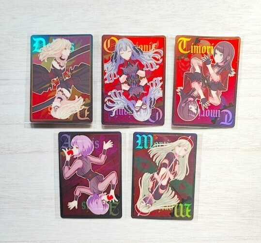 全5種】バンドリ Ave Mujica KiLLKiSSカード コンプ 全5種】バンドリ Ave Mujica KiLLKiSSカード コンプ