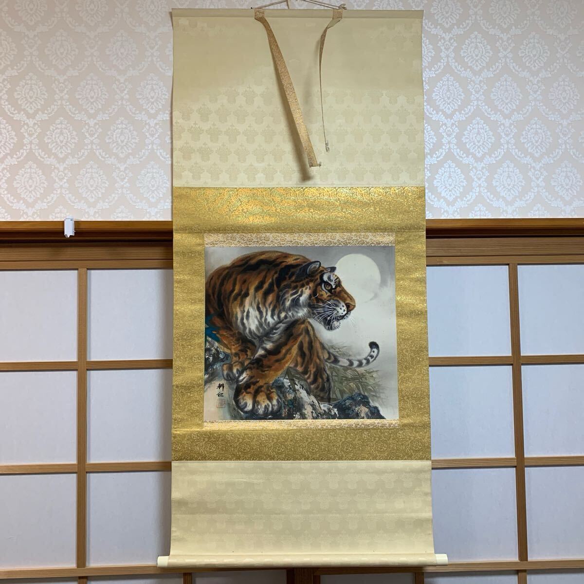 激安通販の 作者不詳/中国山水図/桂林//掛軸☆宝船☆AA-466 絵画+タペストリー