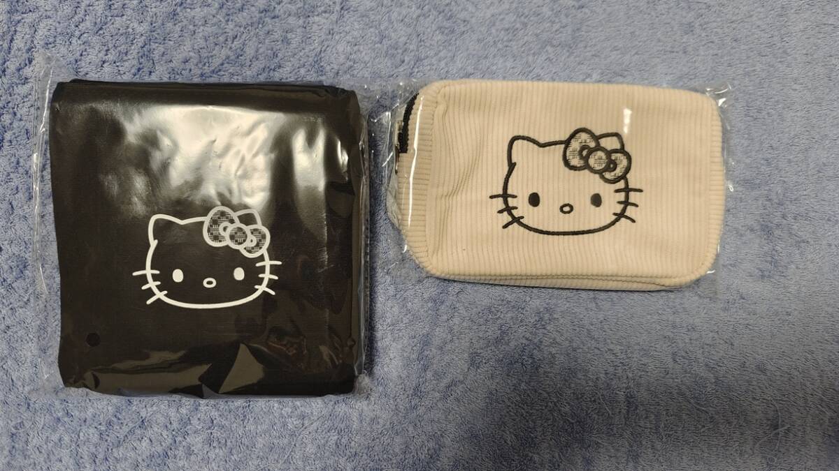 【送料無料】ハローキティ　Sanrio サンリオ　ポーチ　トートエコバッグ　2種セット　ドクターシーラボ　非売品