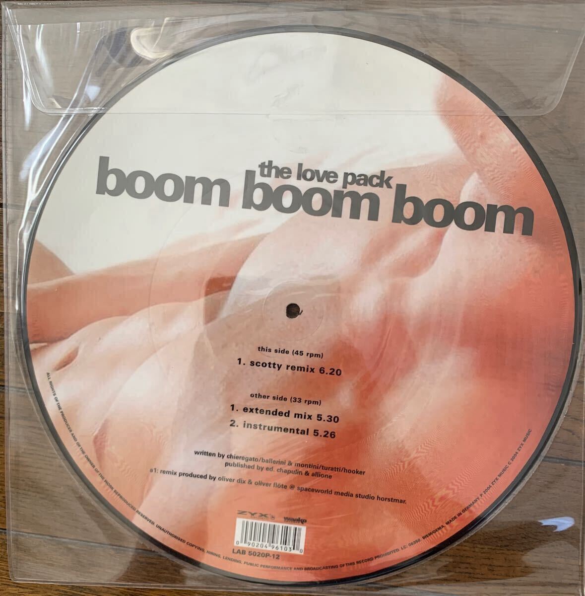 The Love Pack Boom Boom Boom エロ / セクシー / ヌード / ジャケ ピクチャーヴァイナル