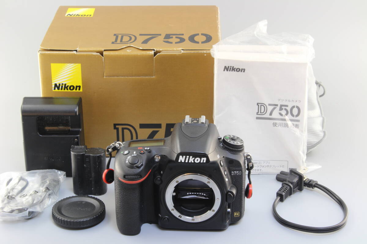 B+ (并品) Nikon ニコン D750 ボディ フルサイズ 元箱 初期不良返品無料