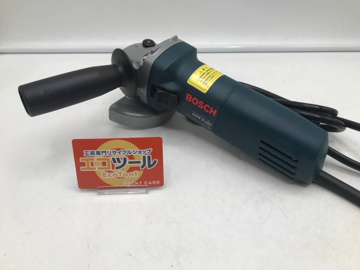 【未使用に近い】☆BOSCH/ボッシュ 100mmディスクグラインダー GWS6-100 [IT4SJL2EB8L8]