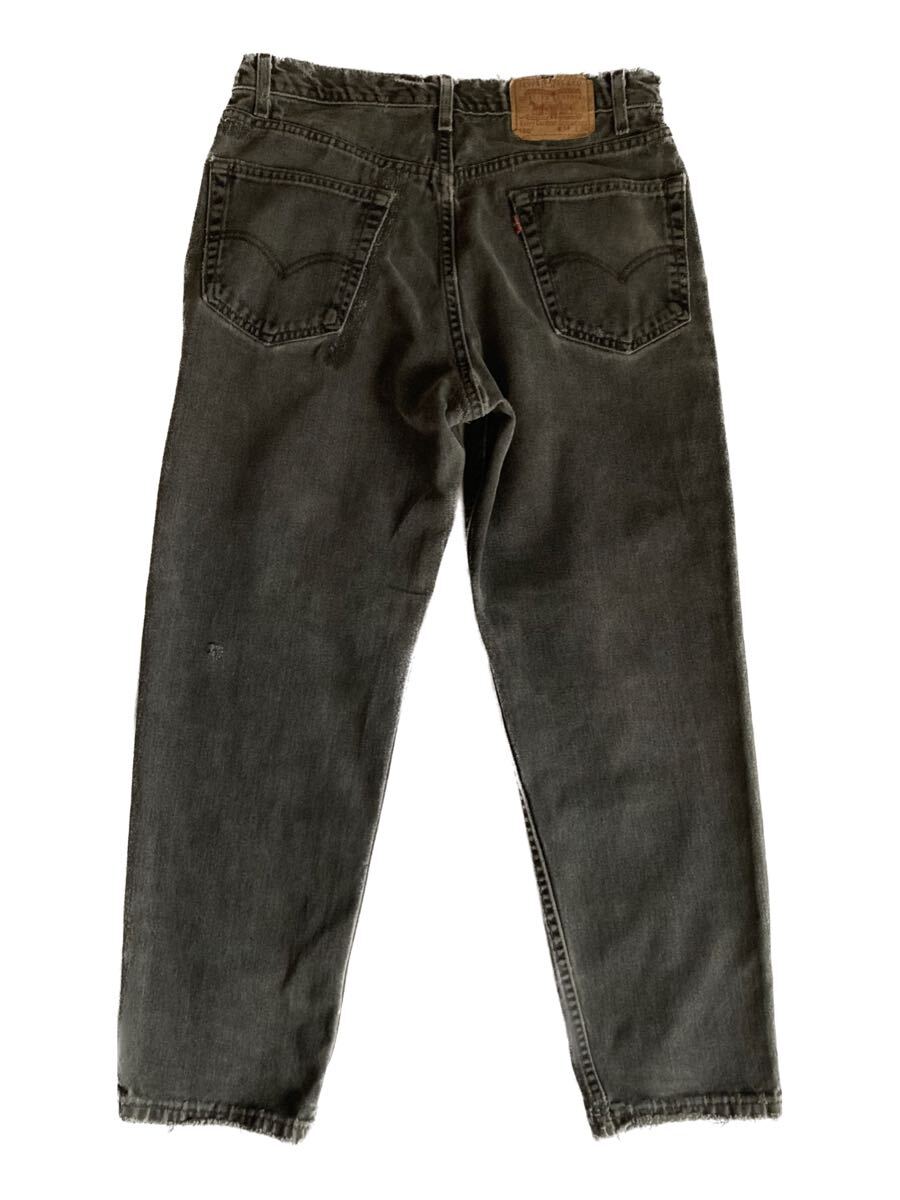 超希少】Levi's アメリカ製 先染めブラックデニム 黒550 W34L30 超希少】Levi's アメリカ製 先染めブラックデニム 黒550 W34L30