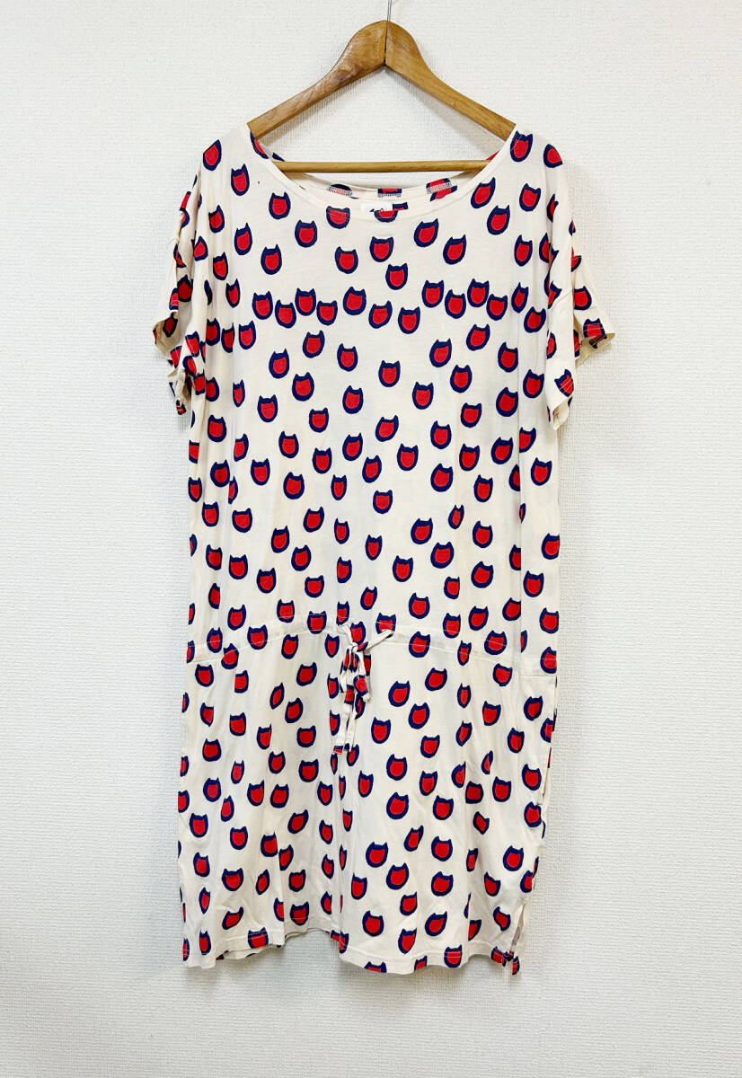 cat's TSUMORI CHISATO キャッツ　ツモリチサト　猫　チュニック　ワンピース　クリーム色