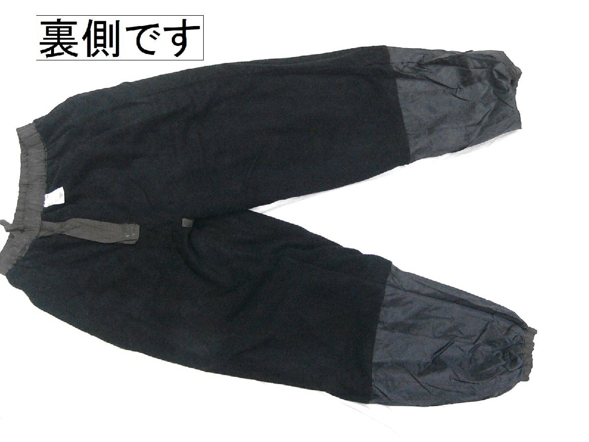 寒い冬 暖かそうな 裏地がフリースの作務衣　こげ茶色系　LLサイズ　未使用品_画像8