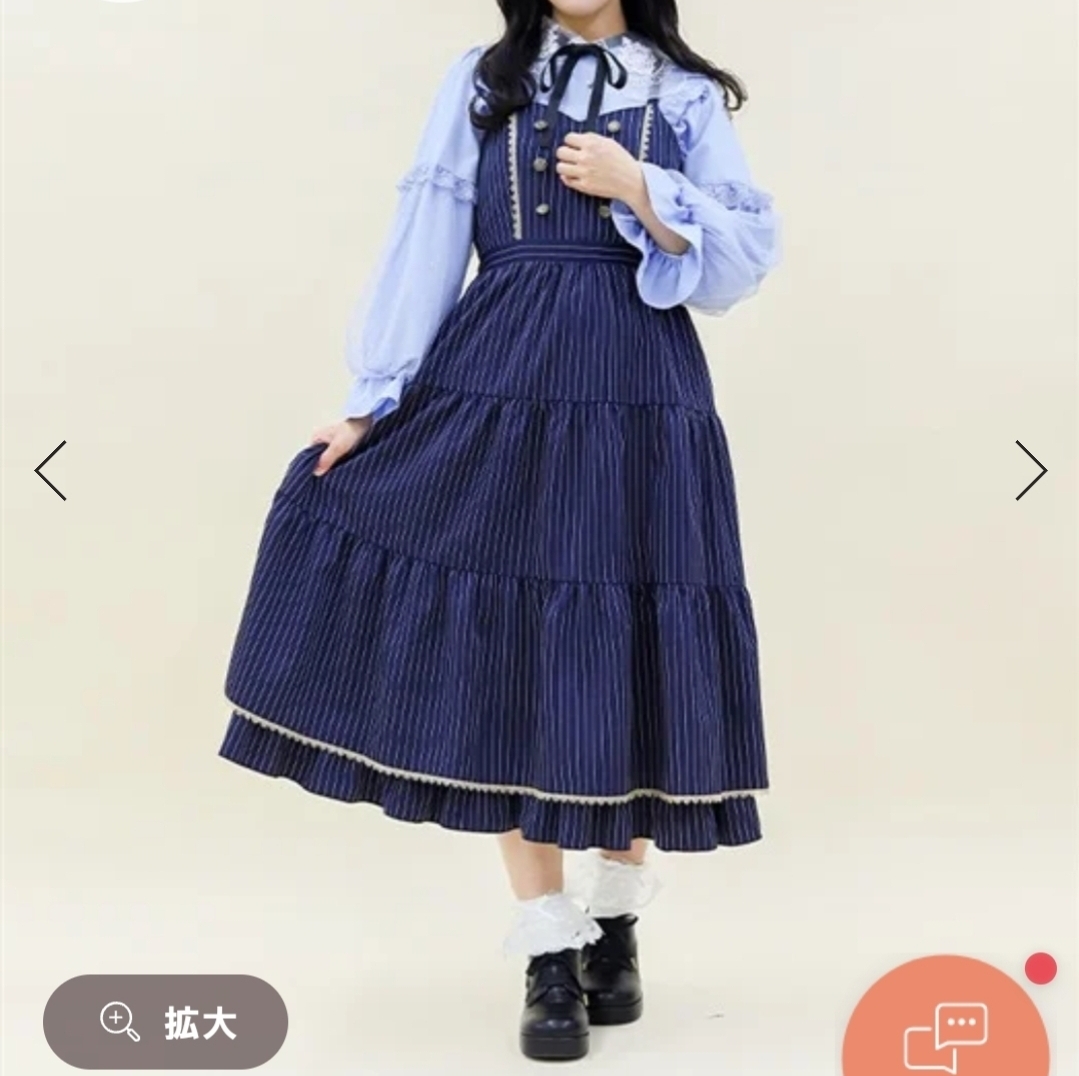 2枚セット ワンピース ブラウス axes femme kawaii アクシーズ 2枚セット ワンピース ブラウス axes femme kawaii アクシーズ