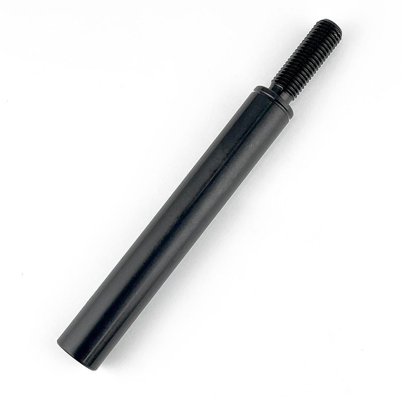 シフトノブエクステンション M10×1.25 100mm延長 ストレートタイプ アルミ製 ブラック 4インチUP シフトレバー ブレイス AF-209_画像1