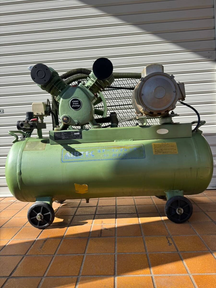 引き取り限定 動作確認済み ナカトミ エアーコンプレッサー AIR TEC BCP-58 100V ナカトミ産業 工具 エアーツール 家庭用電源使用可