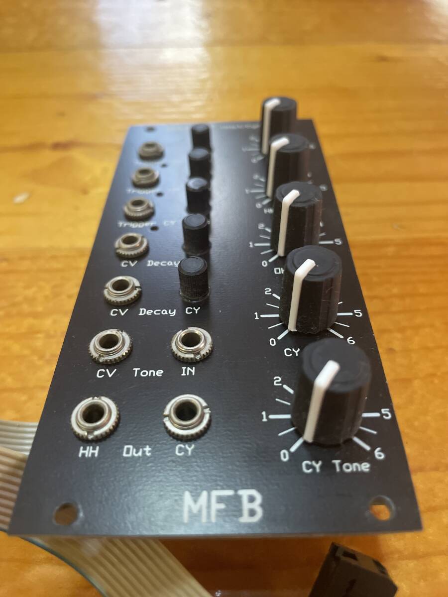 MFB modular DR-07 Hihat Drum ドラム モジュール ユーロラック ハイハット シンバル アナログ レア 音源 Eurorack Module アナログ シンセ