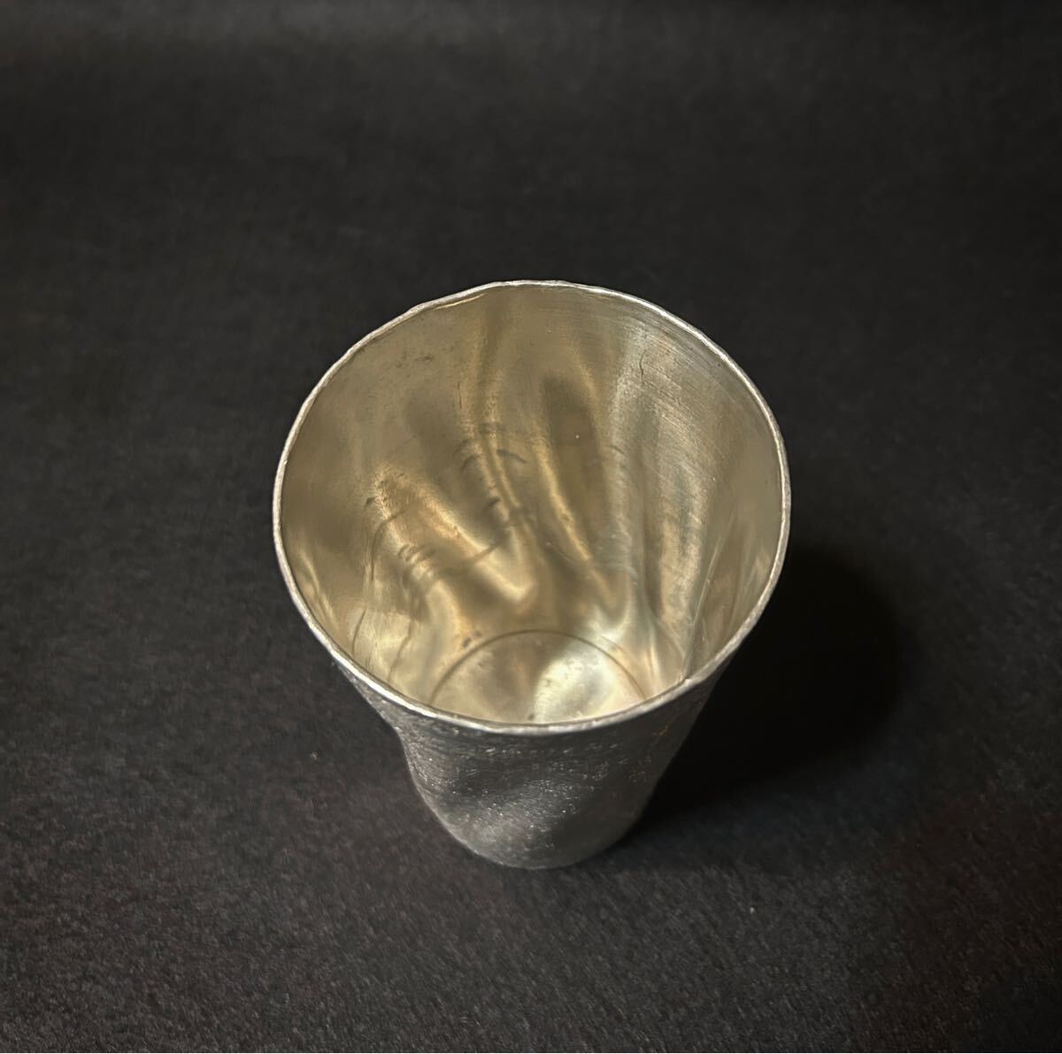 中村百合恵 本錫 花入 タンブラー 筆立て 中村百合恵 本錫 花入 タンブラー 筆立て