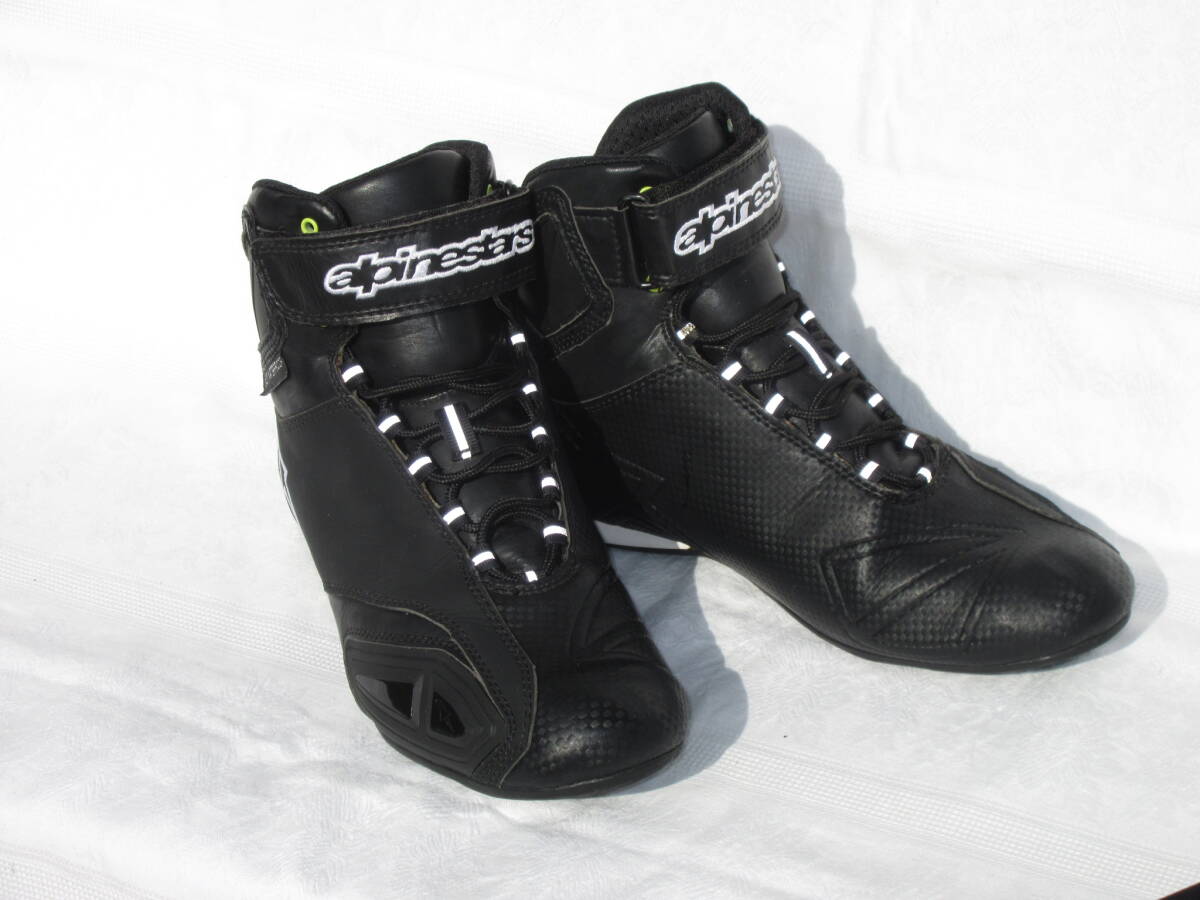 中古 ALPINESTARS アルパインスターズ 防水シューズ EU42 US9 27cm SEKTOR WATERPROOF SHOESブラック FASTER SMX-1 BLACK SMXV2STELLA