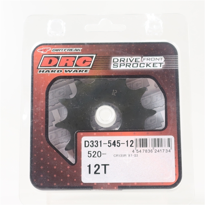 ◇展示品 CR125R 87-03 DRC DURAスプロケット フロント 520サイズ 12丁(D331-545-12)