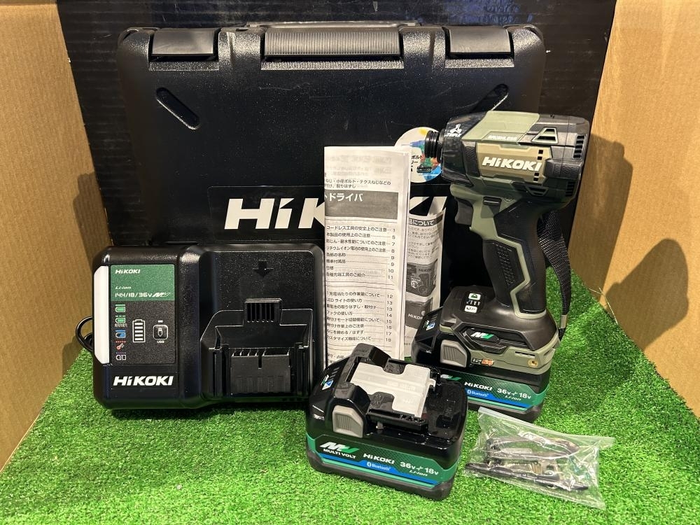 001♪未使用品♪ハイコーキ HiKOKI コードレスインパクトドライバ WH36DD 2XPSZ ケース品番と中身の品番が異なります