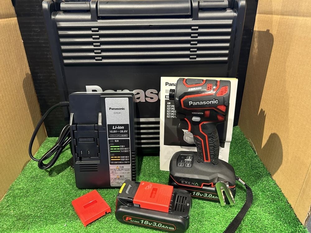 001♪未使用品♪パナソニック Panasonic 充電インパクトドライバー EZ1PD1N18D-R