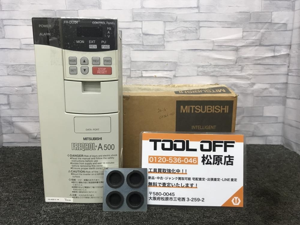 013♪おすすめ商品・即決価格♪三菱電機 MITSUBISHI インバータ FR-A520-0.4 動作未確認