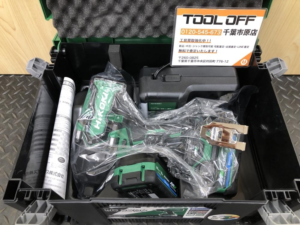 017◇未使用品・即決価格◇ハイコーキ 36Vコードレスインパクトレンチ WR36DF 2XPSZ ①