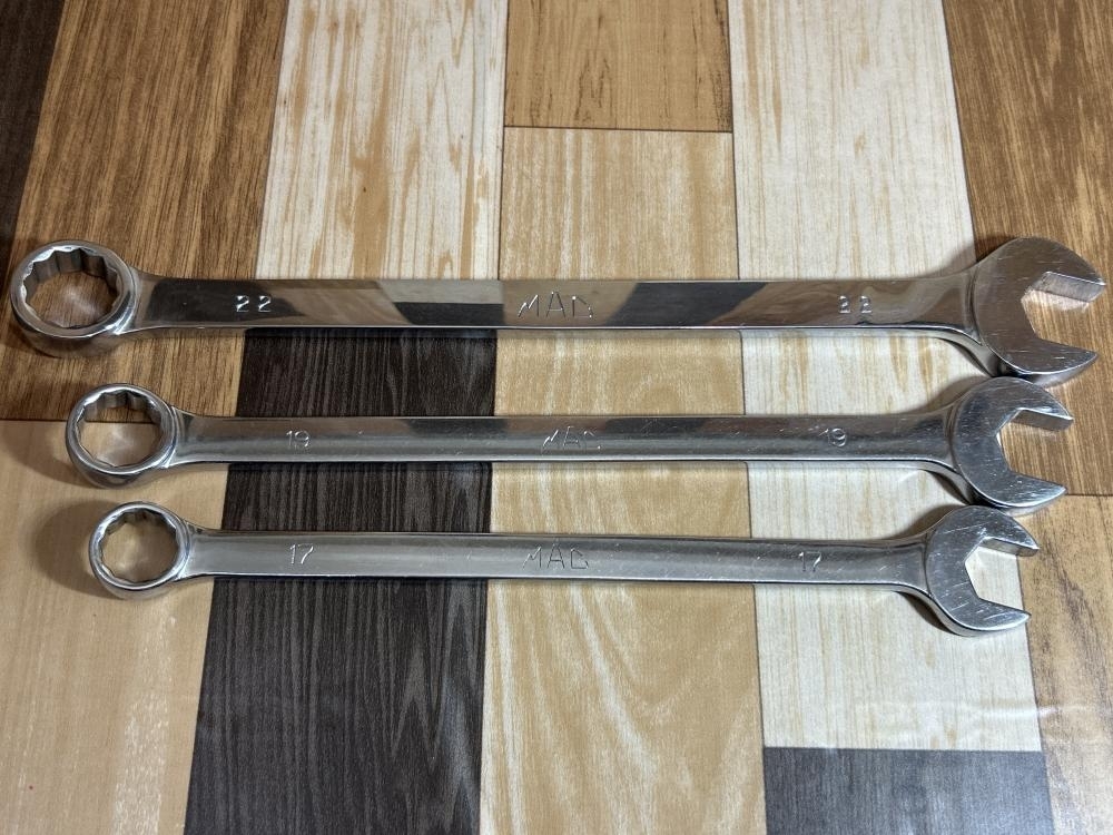 007◇おすすめ商品◇MACTOOLS コンビネーションレンチセット M22CL.19CL.17CL 3本セット