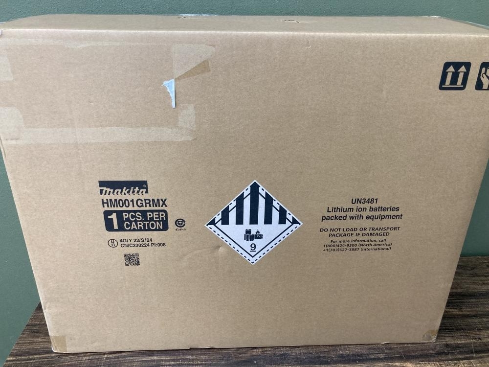 022●未使用品・即決価格●makita マキタ 40Vmax充電式ハンマ HM001GRMX バッテリー×2、充電器
