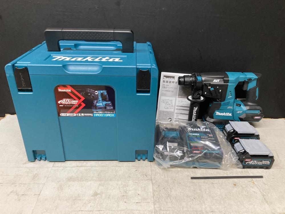019■未使用品・即決価格■マキタ 28㎜40V充電式ハンマドリル HR001GRDX