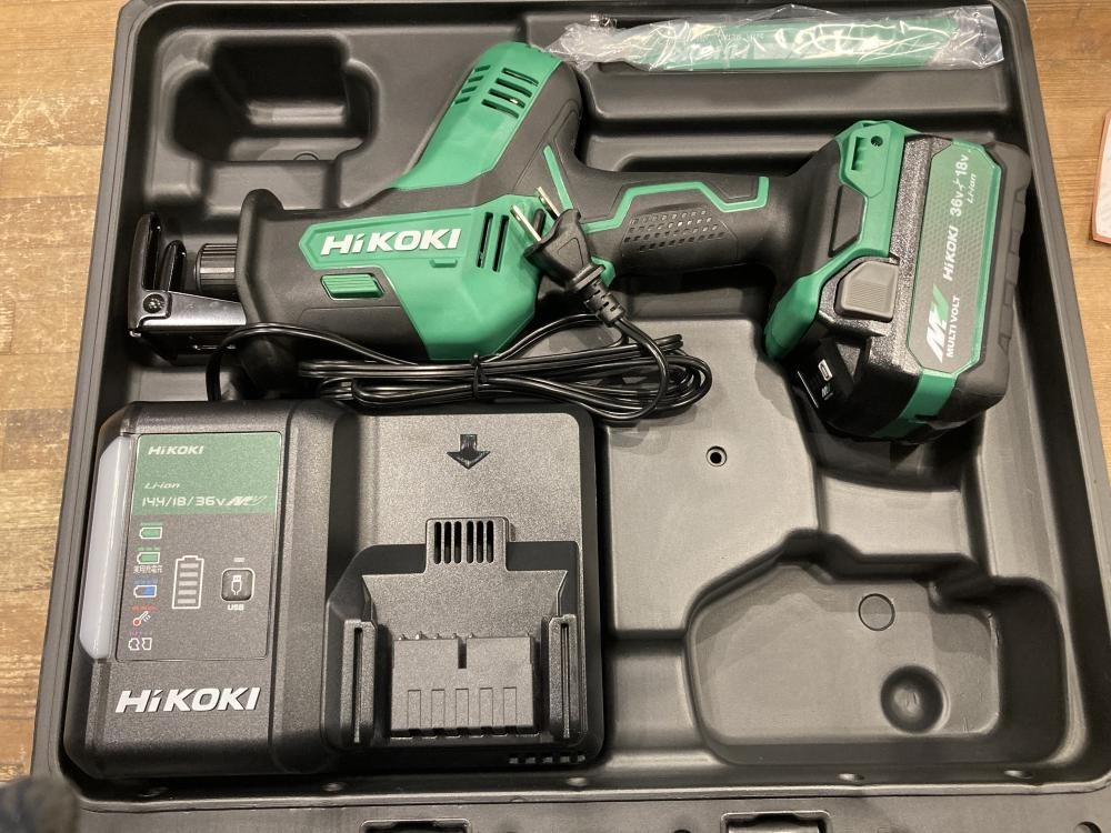 020♪未使用品・即決価格♪HiKOKI　ハイコーキ コードレスセーバソー　セーバーソー　充電式 CR18DA XPZ　開封・保管品 A⑤