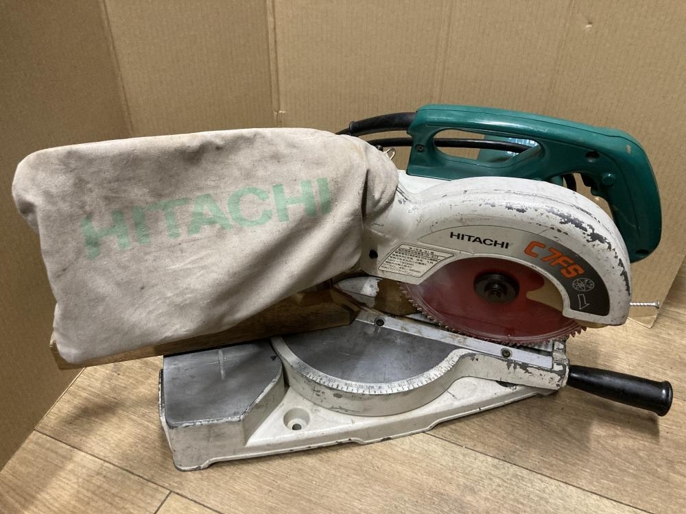 020♪おすすめ商品・即決価格♪日立工機 190mm卓上スライドマルノコ C7FS ※ブレーキのかかり甘い