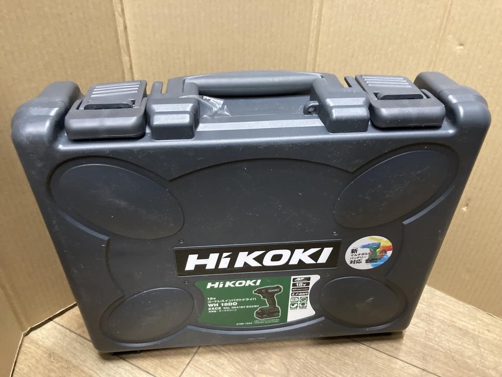 020♪未使用品・即決価格♪HiKOKI　ハイコーキ コードレスインパクトドライバ WH18DD　2XCZ　長期保管品