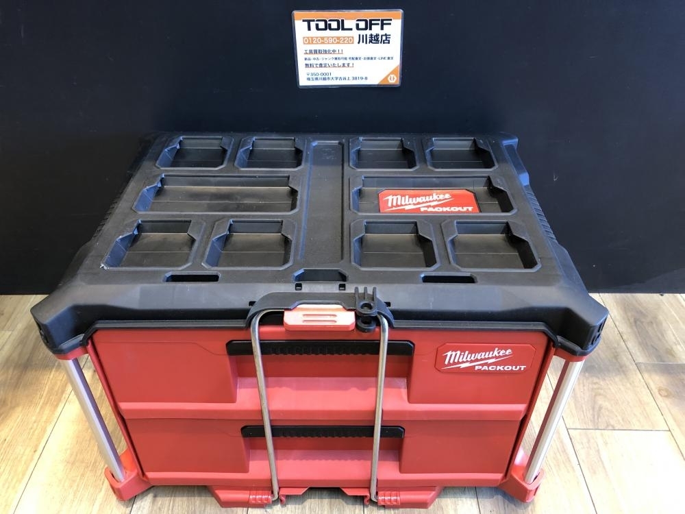 001♪おすすめ商品♪Milwaukee ミルウォーキー PACKOUT ツールボックス 48-22-8442 2段