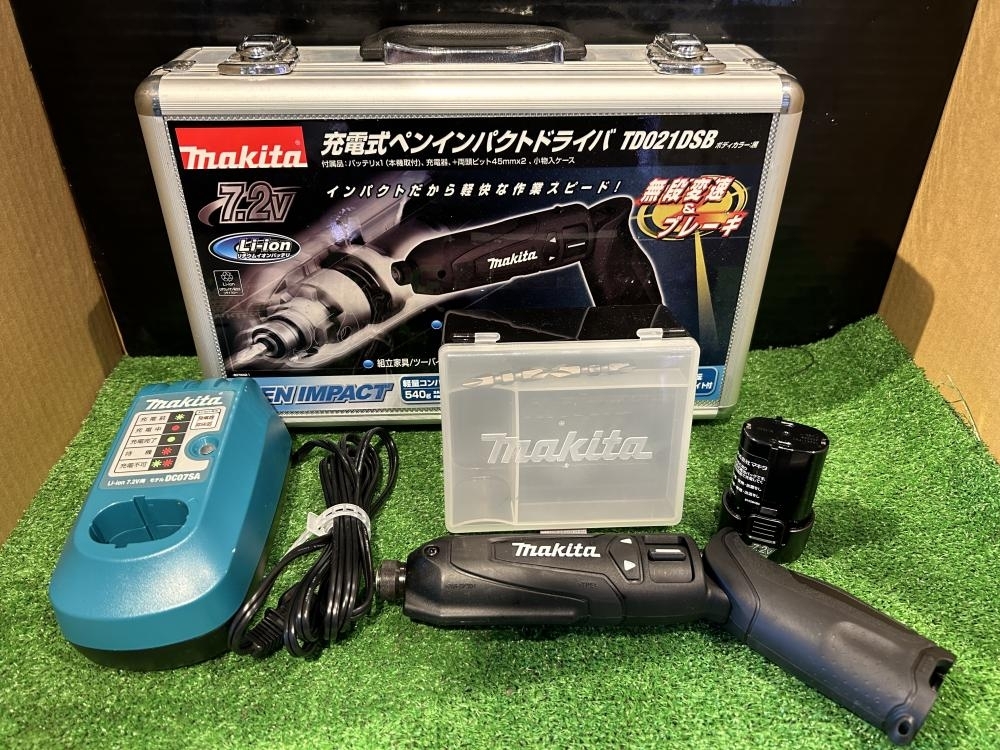 001♪おすすめ商品♪マキタ makita 充電式ペンインパクトドライバ TD021DSB バッテリー×1