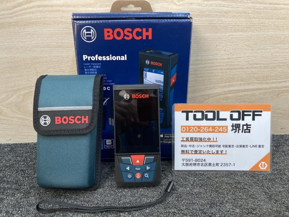 011◎おすすめ商品◎BOSCH ボッシュ レーザー墨出し器 GLM150C 未校正 美品