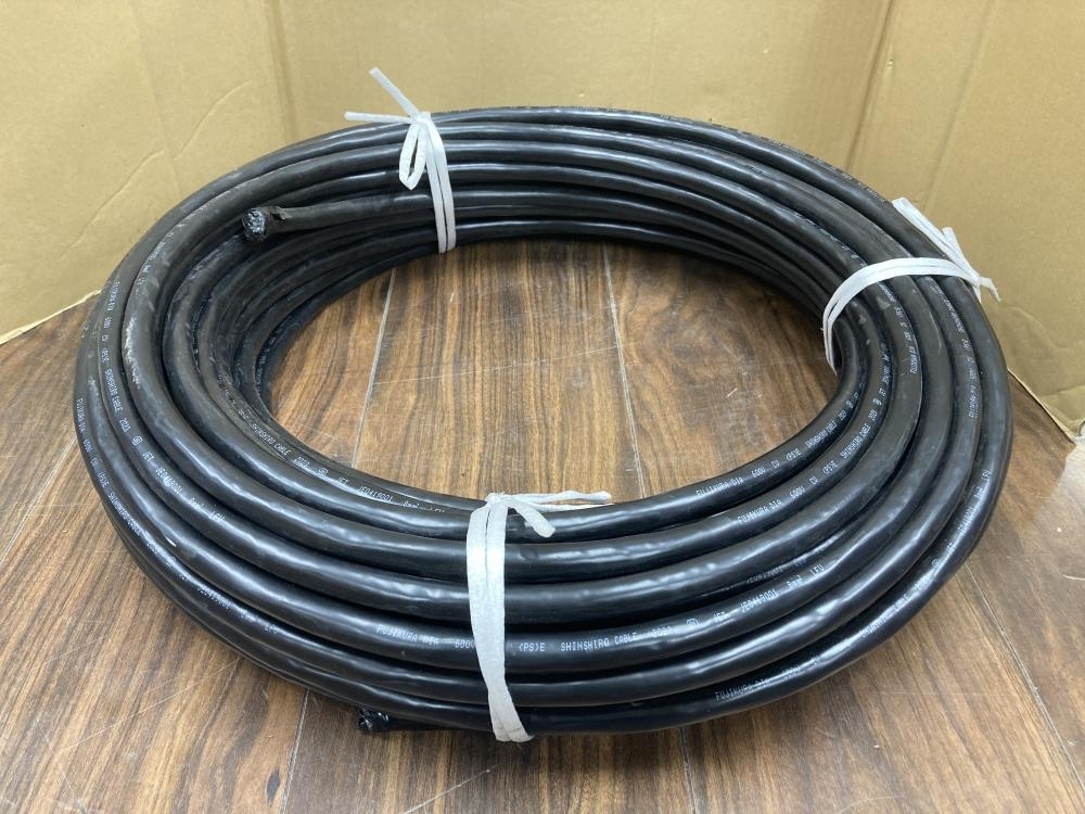 006□未使用品・即決価格□FDC フジクラダイヤケーブル CVケーブル 3×8 50m　ラップ巻きにて配送