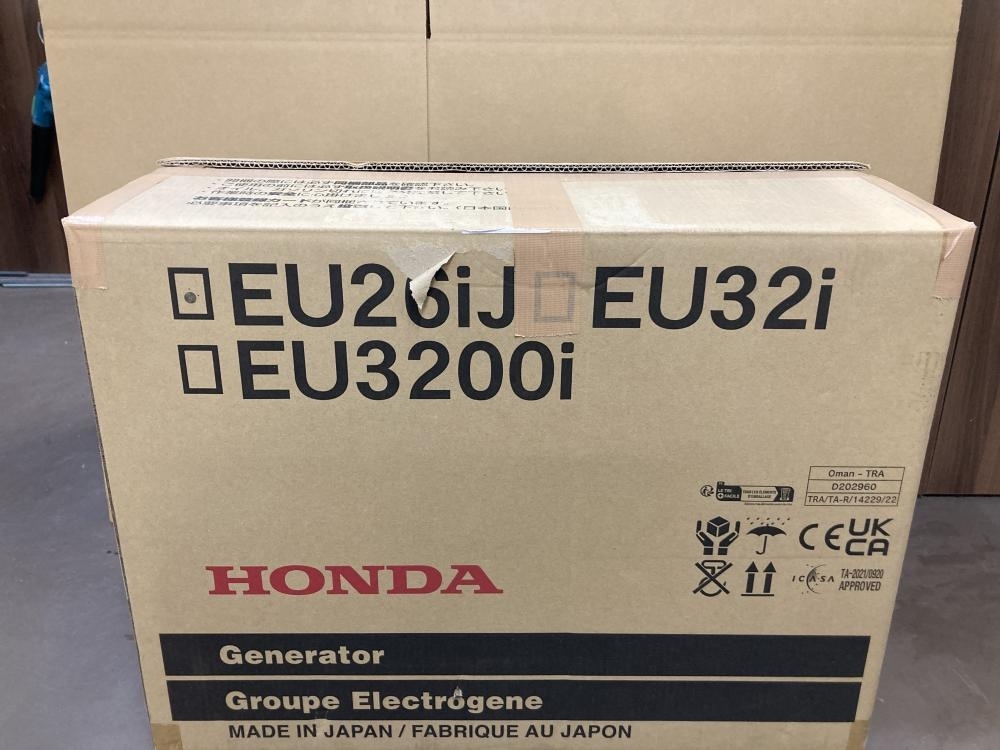 007◇未使用品◇ホンダ HONDA 正弦波インバータ発電機 EU26iJ 開封品 ※伝票直接貼り付け発送
