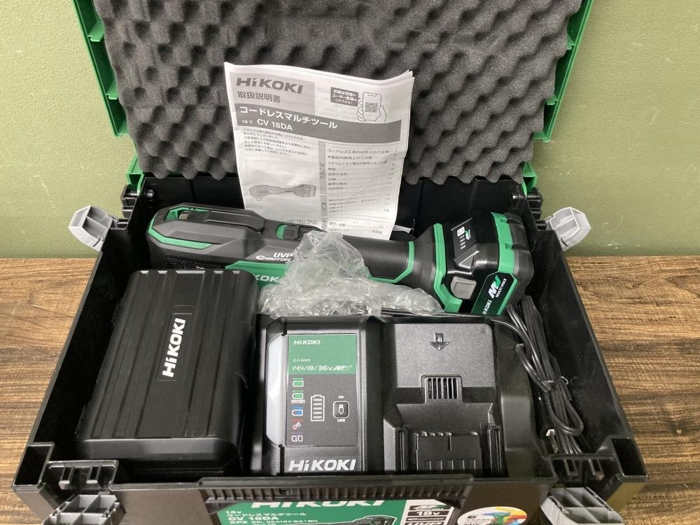 022●未使用品・即決価格●HiKOKI 18Vコードレスマルチツール CV18DA (XPZ)