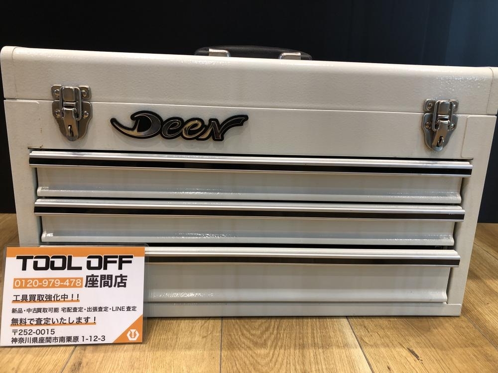 024▼おすすめ商品▼DEEN ツールボックス3段 スノーホワイト