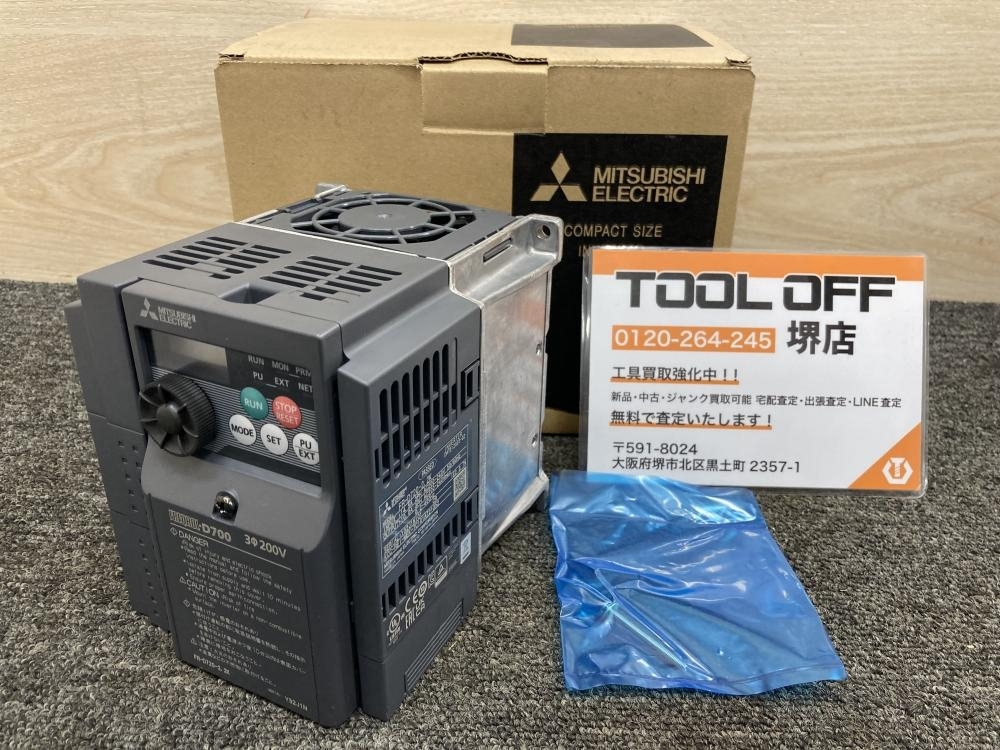 011◎未使用品・即決価格◎三菱 インバーター FR-D720-2.2K