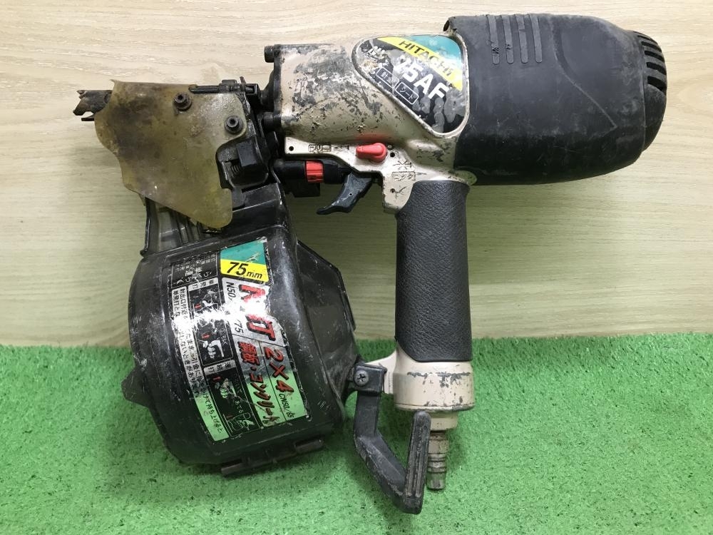 012◆おすすめ商品◆　日立工機 75mm常圧エア釘打ち機 NV75AF